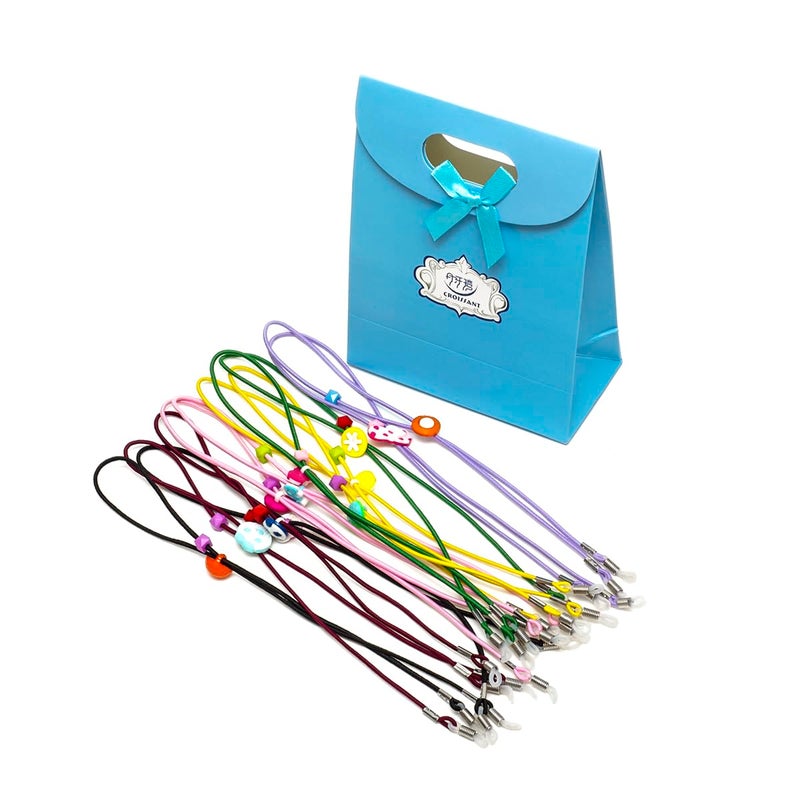 HALF CRESCEN Kids Glasses Strap (Pack of 12) - Multicolor Cartoon Style - Nylon Material - Image 4